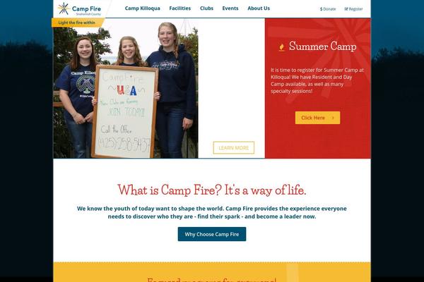 campfiresnoco.org site used Intuito-600