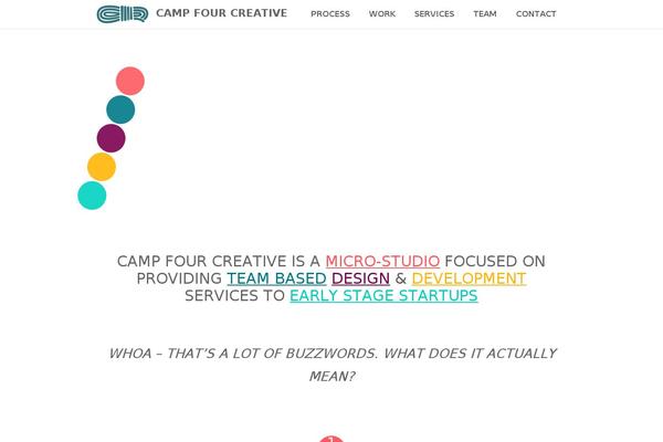 campfourcreative.com site used Campfourcreative-theme