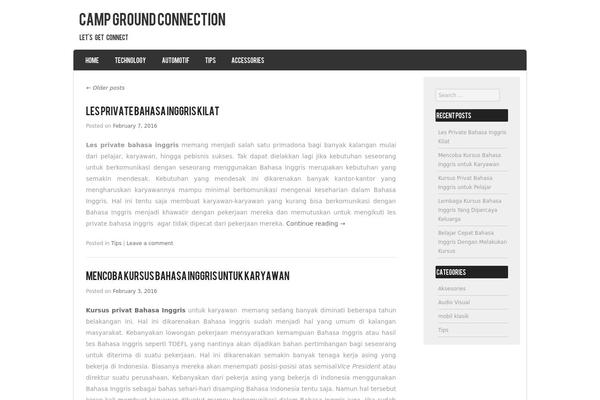 Striker theme site design template sample