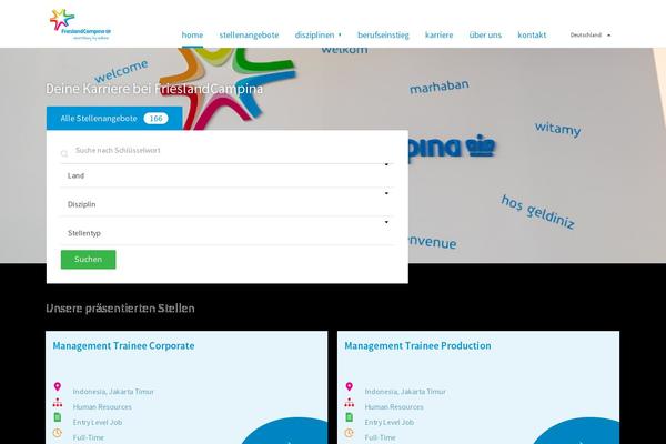 campina.de site used Werkenbij