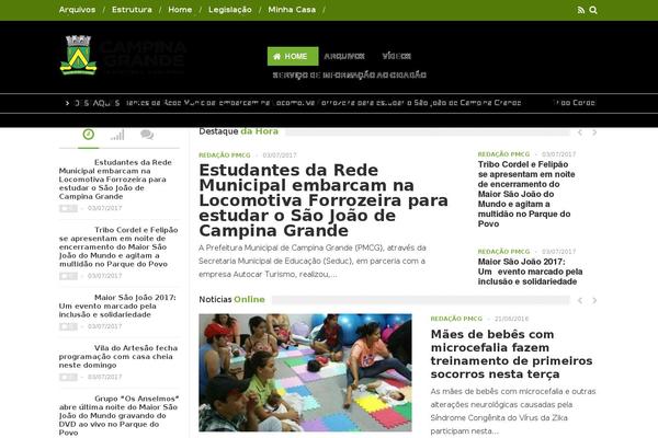 Falcon theme site design template sample
