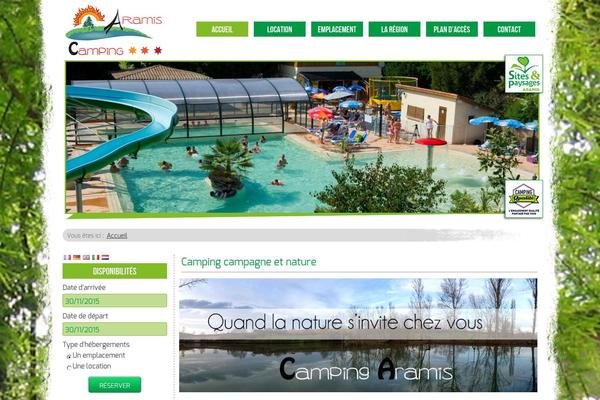camping-aramis.com site used Aramis