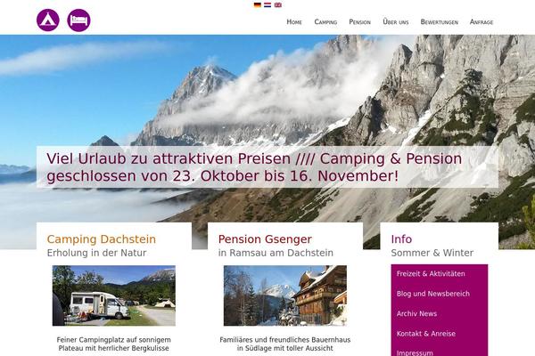 camping-dachstein.at site used Meintheme