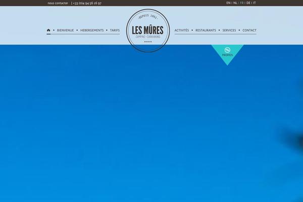 Camping theme site design template sample