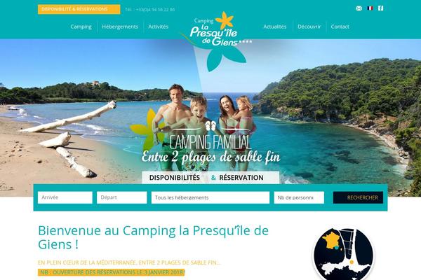 Roots theme site design template sample