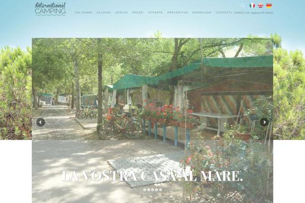 Albergo theme site design template sample