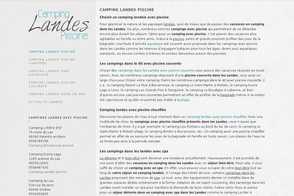 camping-landes-piscine.com site used Wp_nico5