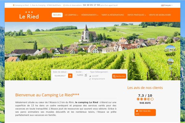 Hpa theme site design template sample