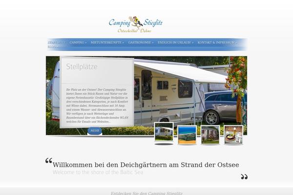 SimplePress theme site design template sample