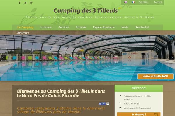 Fcx theme site design template sample