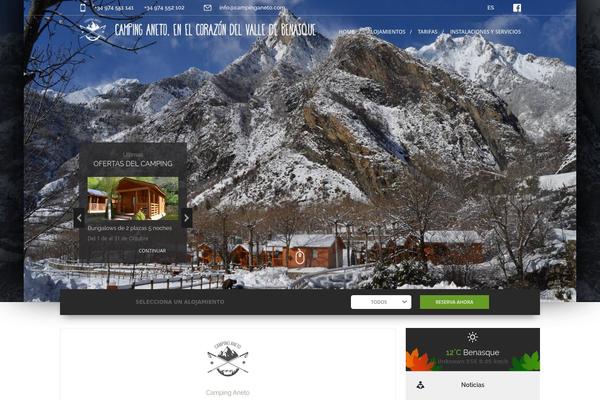 Blank theme site design template sample
