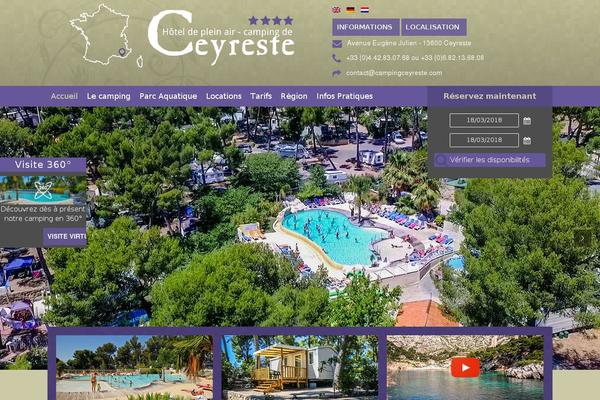 campingceyreste.com site used Francecom