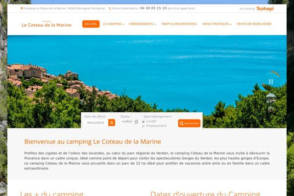 campingcoteaumarine.com site used Hpa