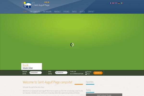 Inspire theme site design template sample