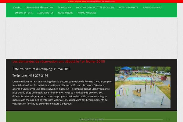 campingdulacblanc.com site used The-mounty