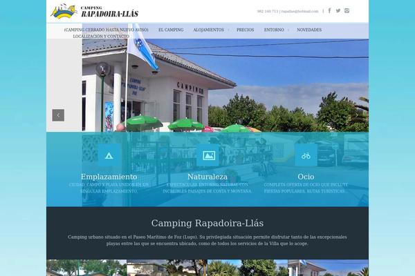 Marine theme site design template sample