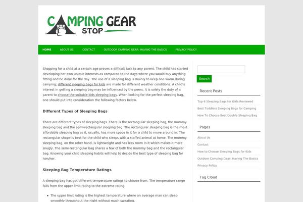 Forestly theme site design template sample