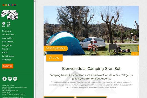 Blank theme site design template sample