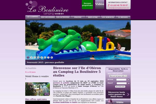 campinglabouliniere.com site used Themeone