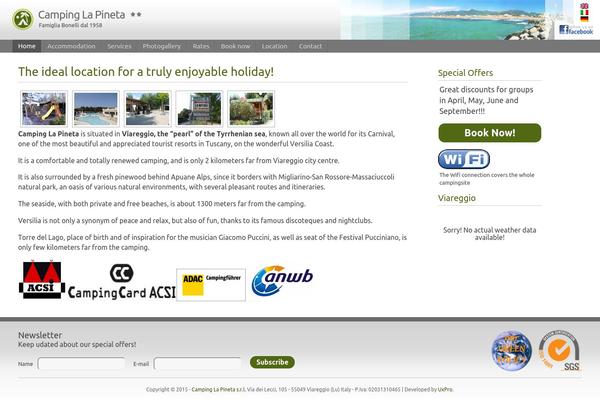 Ambrosia theme site design template sample
