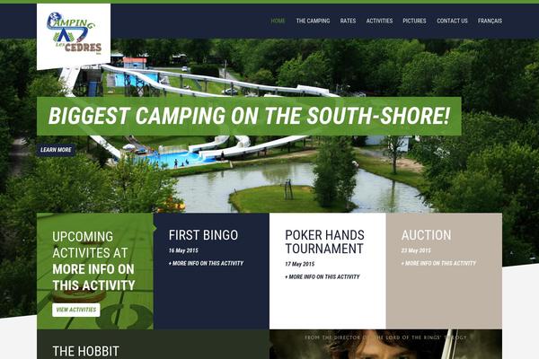 campinglescedres.com site used Cedres