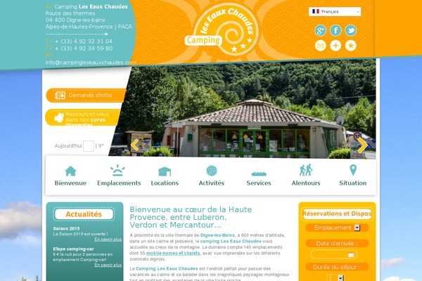 Fcx theme site design template sample