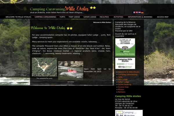 campingmilletoiles.com site used Wild Flower