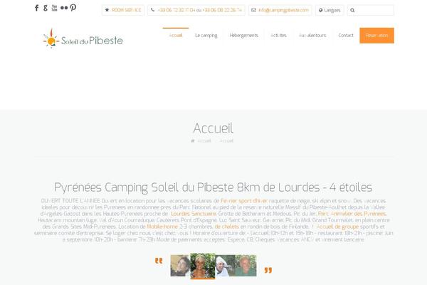 Falco theme site design template sample