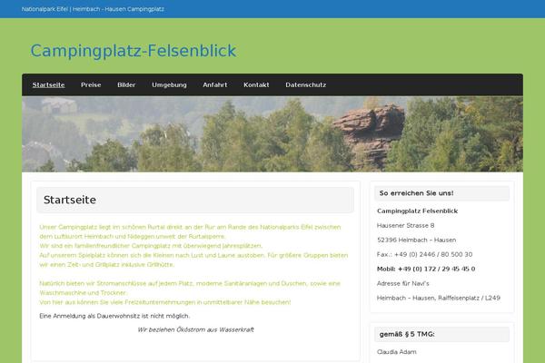 Courage theme site design template sample