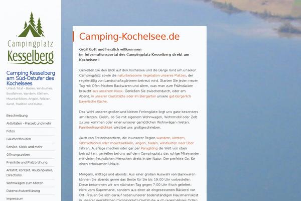 Confit theme site design template sample