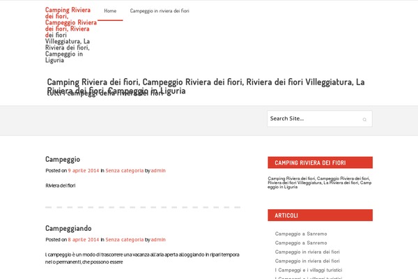 Reddish theme site design template sample