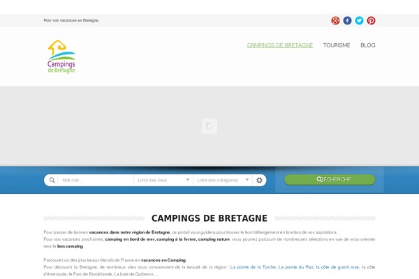 Directory theme site design template sample