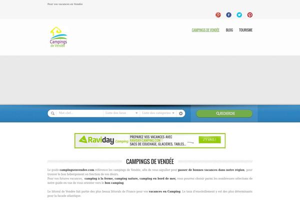 Directory theme site design template sample