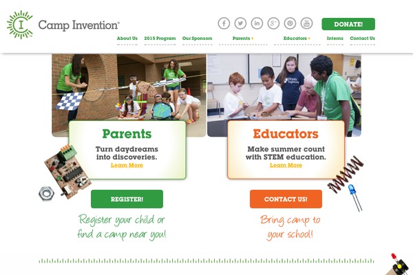 campinvention.com site used Campinvention