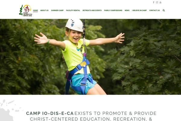 Jupiter Child theme site design template sample