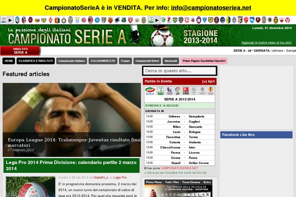campionatoseriea.net site used Coremag