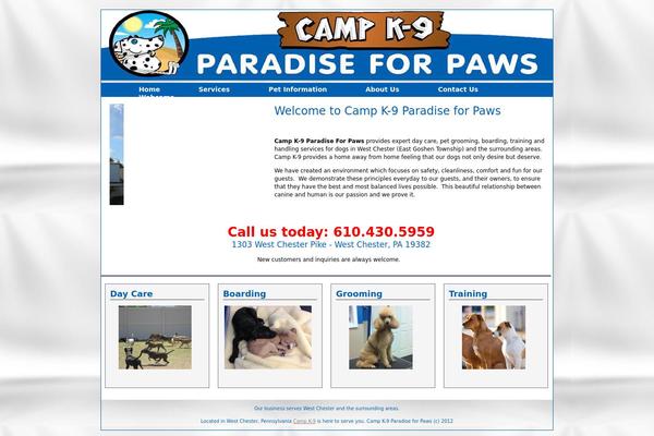 campk9pa.com site used Smallbiz3.7.3