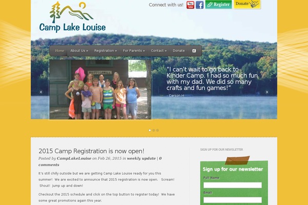 Feather theme site design template sample