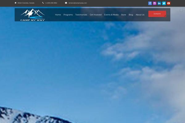 Lifeline2 theme site design template sample