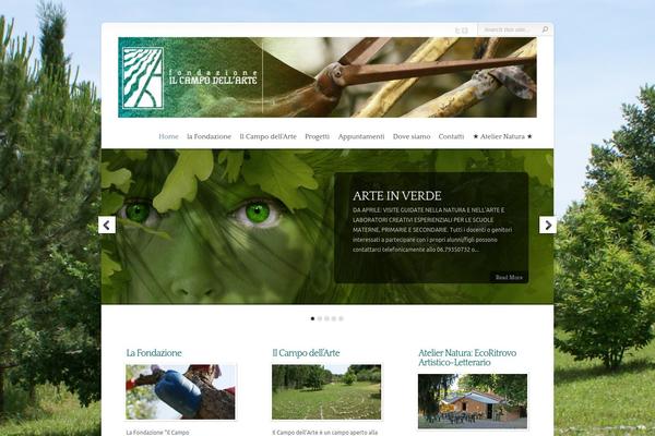 Chameleon theme site design template sample
