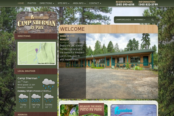 Site using Beautiful Yahoo Weather plugin