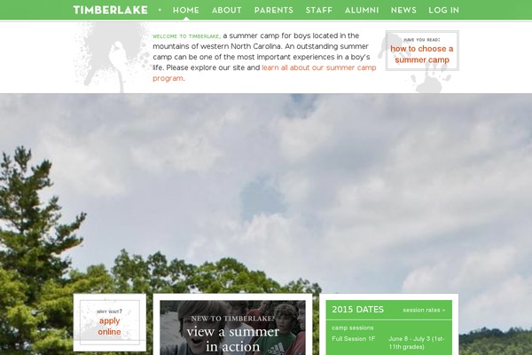 timberlake theme websites examples