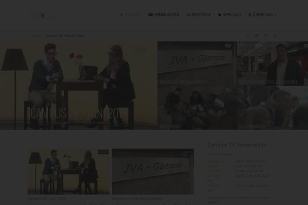 Truemag theme site design template sample