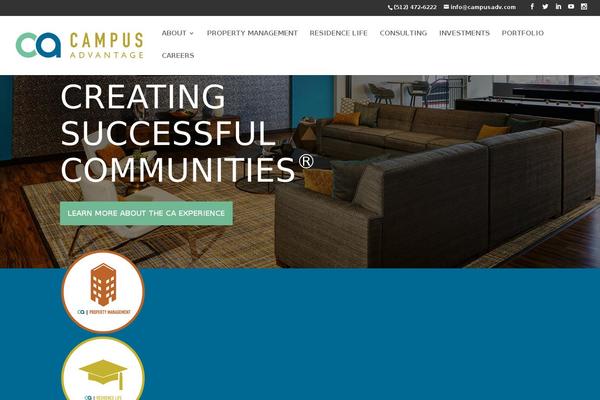 Site using Divi-builder plugin