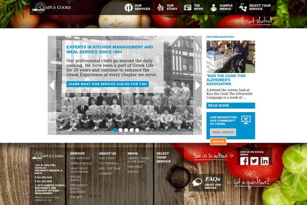 Campus theme site design template sample