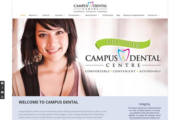 Dentario theme site design template sample