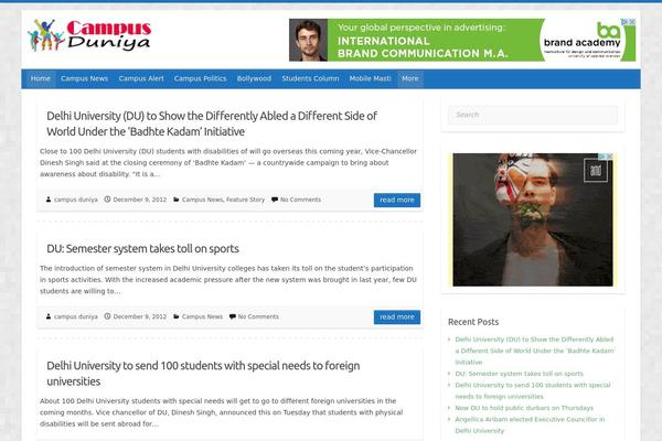 Cd theme site design template sample