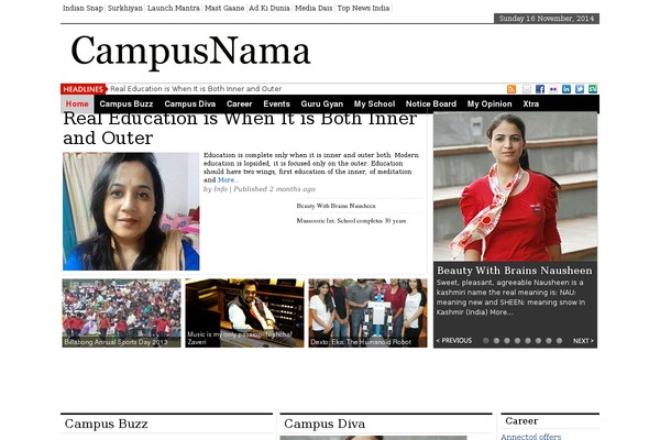 NewsTimes theme site design template sample