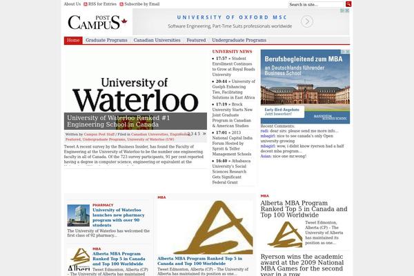 BlogNews theme site design template sample