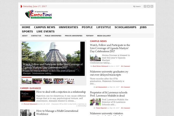 Site using Gabfire Widget Pack plugin